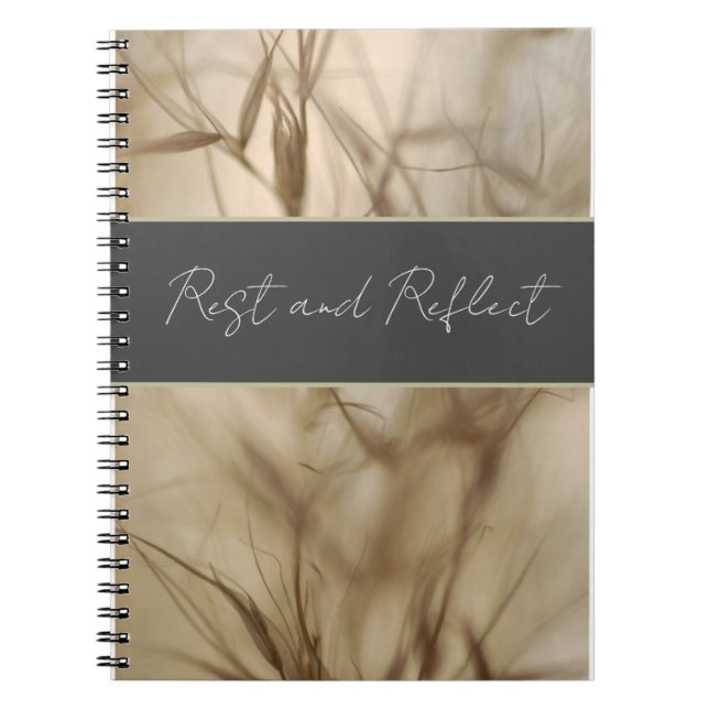 Caderno Espiral Notebook espiral "Restante e reflexo" (Frente)