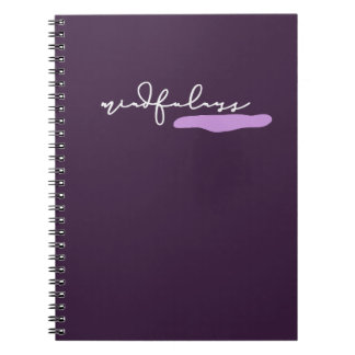 Caderno Espiral Notebook espiral roxo - Diário de "mindice"