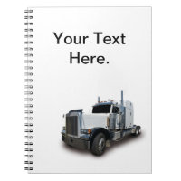 Notebook espiral Semi Truck Log