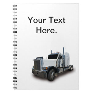 Caderno Espiral Notebook espiral Semi Truck Log