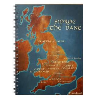 Caderno Espiral Notebook Espiral - Sidroc The Dane Map