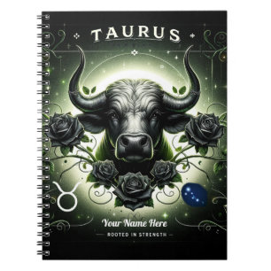 Caderno Espiral Notebook espiral Taurus "enraizado na força"