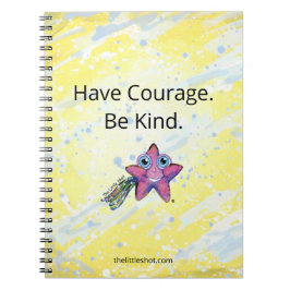 Caderno Espiral Notebook espiral - Tenha Coragem. Seja gentil.