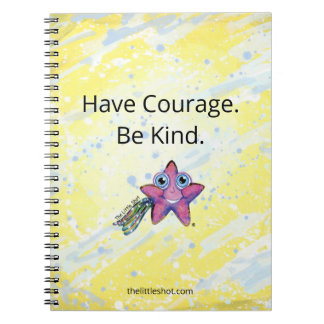 Caderno Espiral Notebook espiral - Tenha Coragem. Seja gentil.