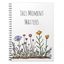 Caderno Espiral Notebook espiral "This Moment Important"