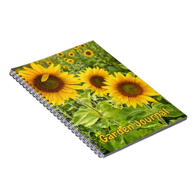 Caderno Espiral Notebook espiral "Tioga Sunflower" (Lado Direito)