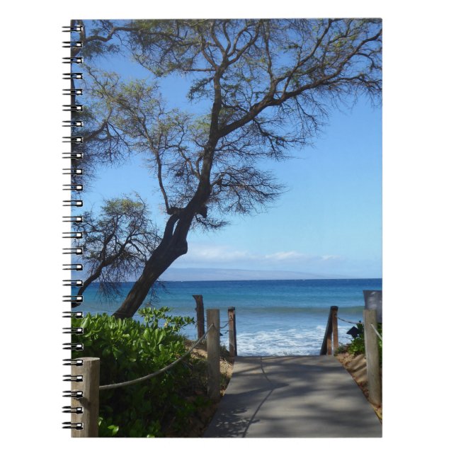 Caderno Espiral Notebook espiral tropical Maui Beachwalk (Frente)