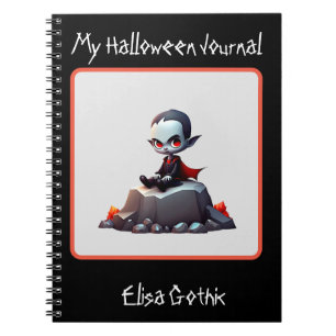 Caderno Espiral Notebook espiral vampiro rabugento