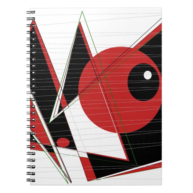 Caderno Espiral Notebook espiral vermelho (Frente)