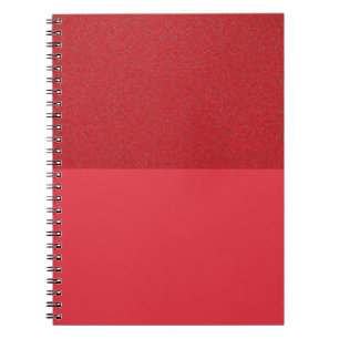 Caderno Espiral Notebook espiral vermelho de tomate de textura dup