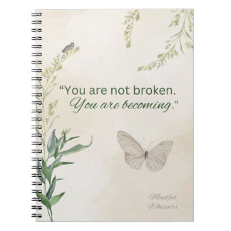 Caderno Espiral Notebook Espiral - Você Não Está Quebrado
