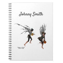 Caderno Espiral Notebook espiralado Twin Boy Rain Faeries