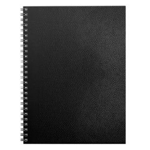 Caderno Espiral Notebook espiritual de textura preta