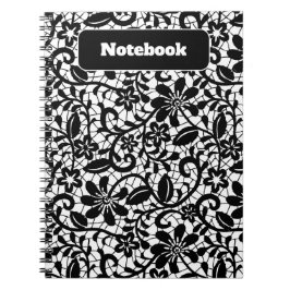 Caderno Espiral Notebook estético de padrão floral Pastel