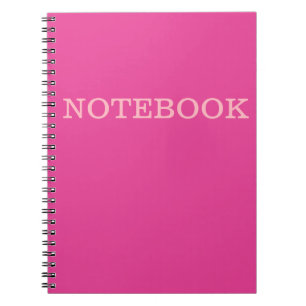 Caderno Espiral Notebook "Eu sou Bonito Rosa"