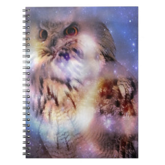 Caderno Espiral Notebook Eurasiano de Coruja-Águia