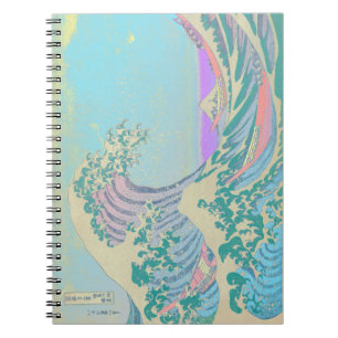 Caderno Espiral Notebook Excelente Wave Pastel