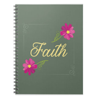 Caderno Espiral Notebook Faith