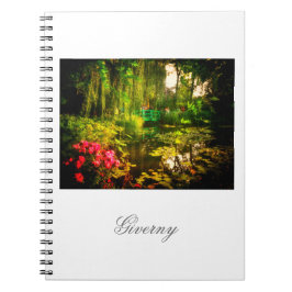 Caderno Espiral Notebook Familiar Claude Monet Giverny Pond Lily