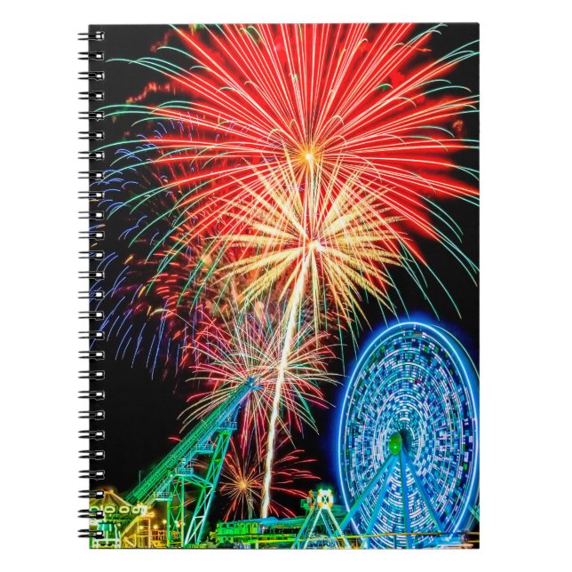 Caderno Espiral Notebook Fantástico Fireworks (Frente)