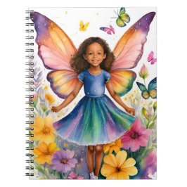 Caderno Espiral Notebook Fantasy Fairy 6,5 x 8,75 Polegadas