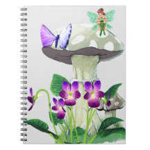 Notebook Fantasy Fairy 6,5 x 8,75 Polegadas