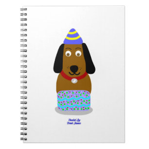 Caderno Espiral Notebook Feliz Aniversário Pup Espiral
