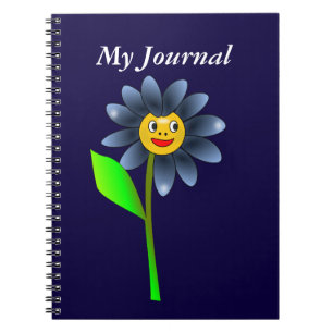 Caderno Espiral Notebook Feliz Flor