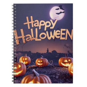 Caderno Espiral Notebook Feliz Halloween