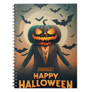 Caderno Espiral Notebook Feliz Halloween