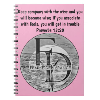 Caderno Espiral Notebook Femme Delivrance