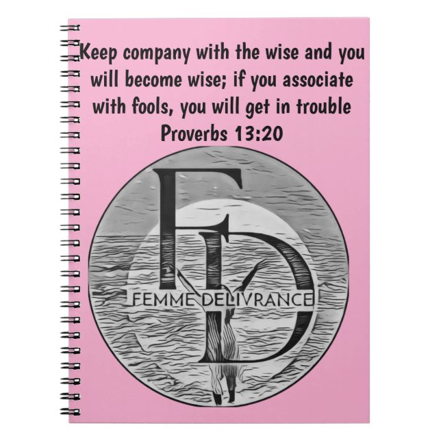 Caderno Espiral Notebook Femme Delivrance (Frente)