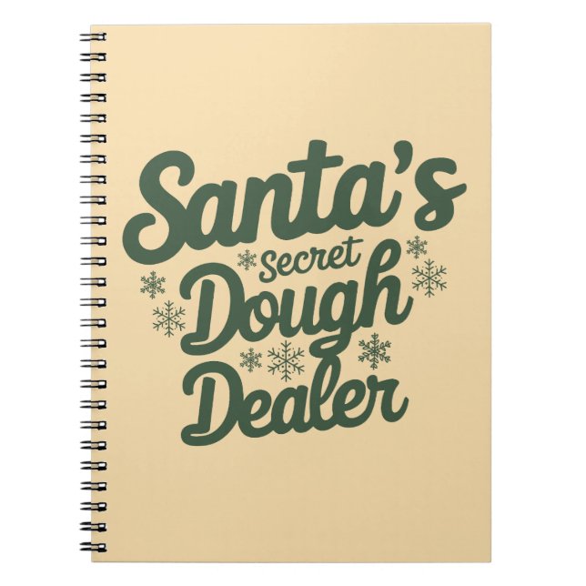 Caderno Espiral Notebook Festivo Engraçado (Frente)