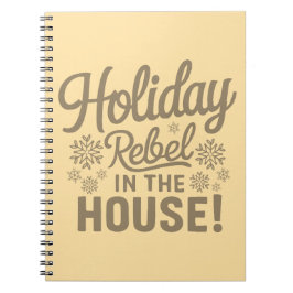 Caderno Espiral Notebook Festivo Engraçado