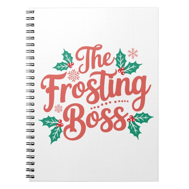 Caderno Espiral Notebook Festivo Engraçado (Frente)