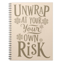 Notebook Festivo Engraçado