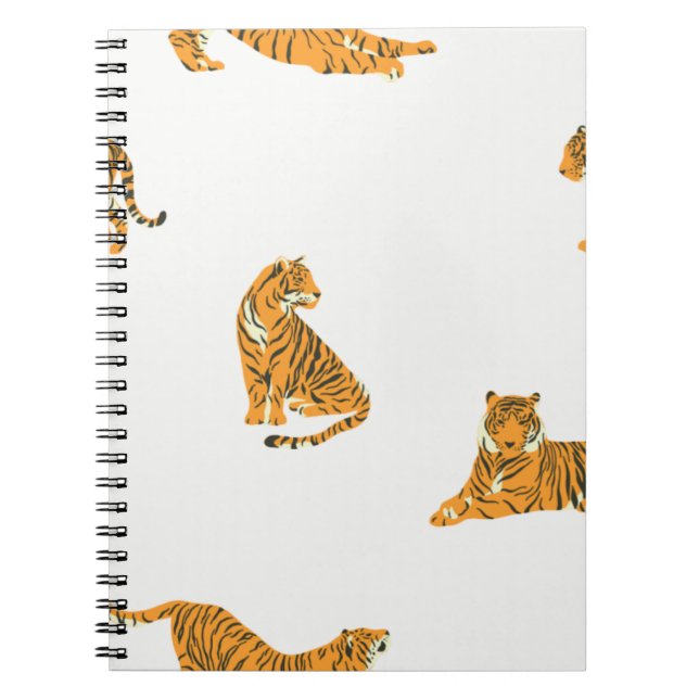 Caderno Espiral Notebook "Fierce" Tiger (Frente)
