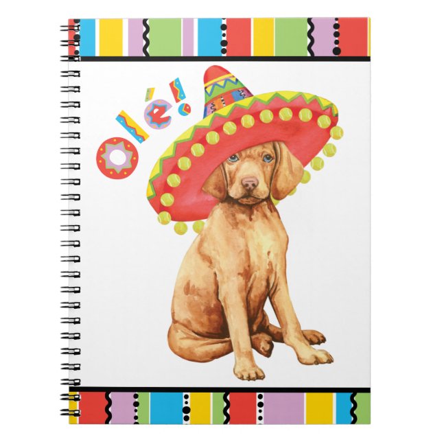 Caderno Espiral Notebook Fiesta Vizsla (Frente)