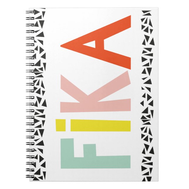 Caderno Espiral Notebook Fika Colors (Frente)