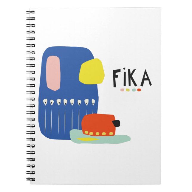 Caderno Espiral Notebook Fika Déco (Frente)