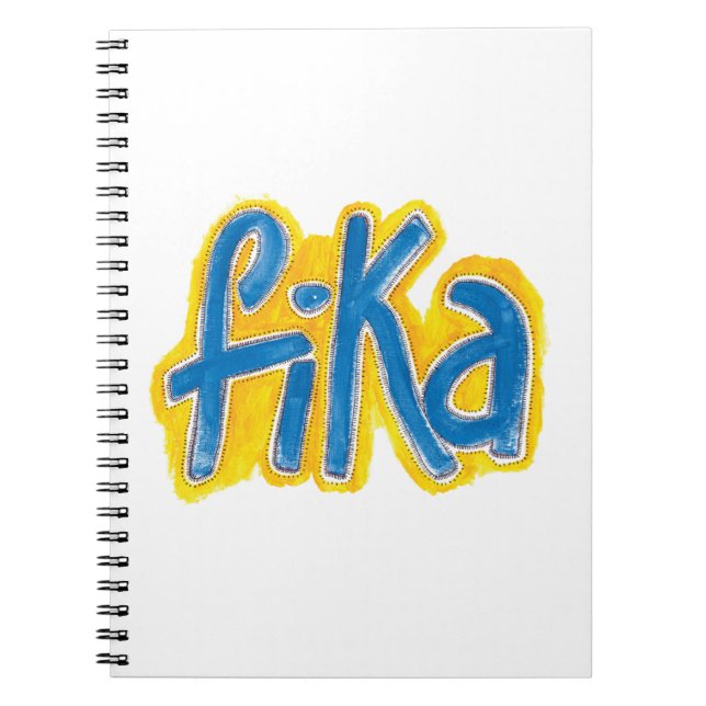 Caderno Espiral Notebook Fika Dots (Frente)