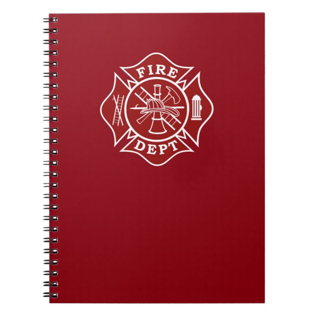 Caderno Espiral Notebook Firefighter (Frente)