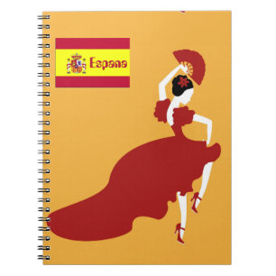 Caderno Espiral Notebook Flamenco Dancer