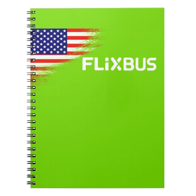 Caderno Espiral Notebook Flixbus (Frente)