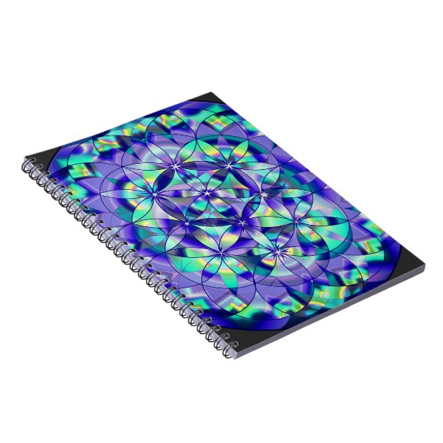 Caderno Espiral Notebook Flor da Vida~ (Lado Direito)