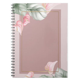 Caderno Espiral Notebook Floral