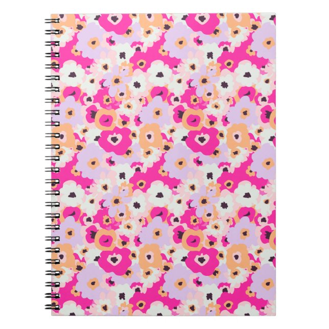 Caderno Espiral Notebook Floral (Frente)