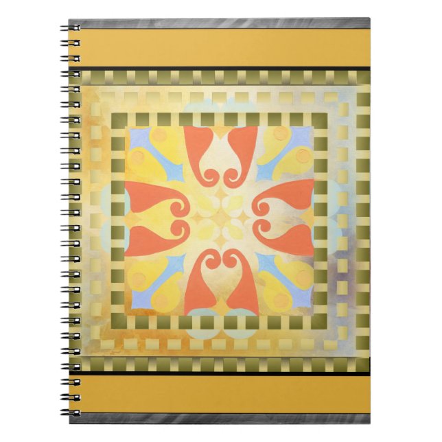 Caderno Espiral Notebook Floral (Frente)