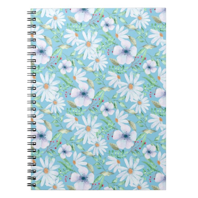 Caderno Espiral Notebook Floral (Frente)