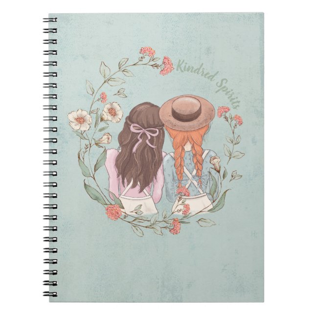 Caderno Espiral Notebook Floral Anne of Green Gables (Frente)